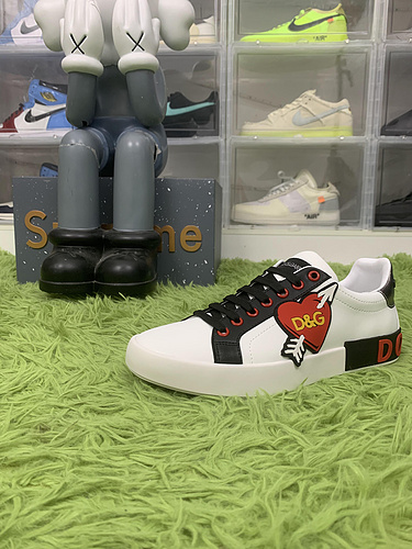 Dolce &amp; Gabbana Portofino leather trainers