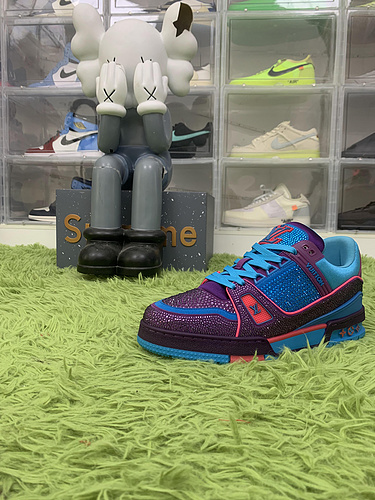 Louis Vuitton LV Monogram Blue/Purple Trainer Sn