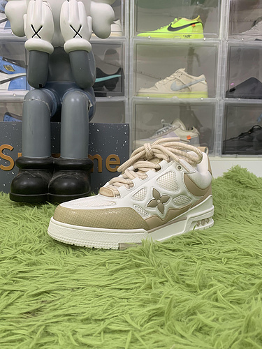 Louis Vuitton Skate Sneaker Beige White——1AARQH