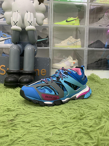 Balenciaga Track Runners Blue——542436W1GB54162