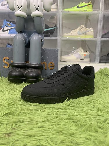 Louis vuitton Rivoli Sneakers 'Black Mini Monogram