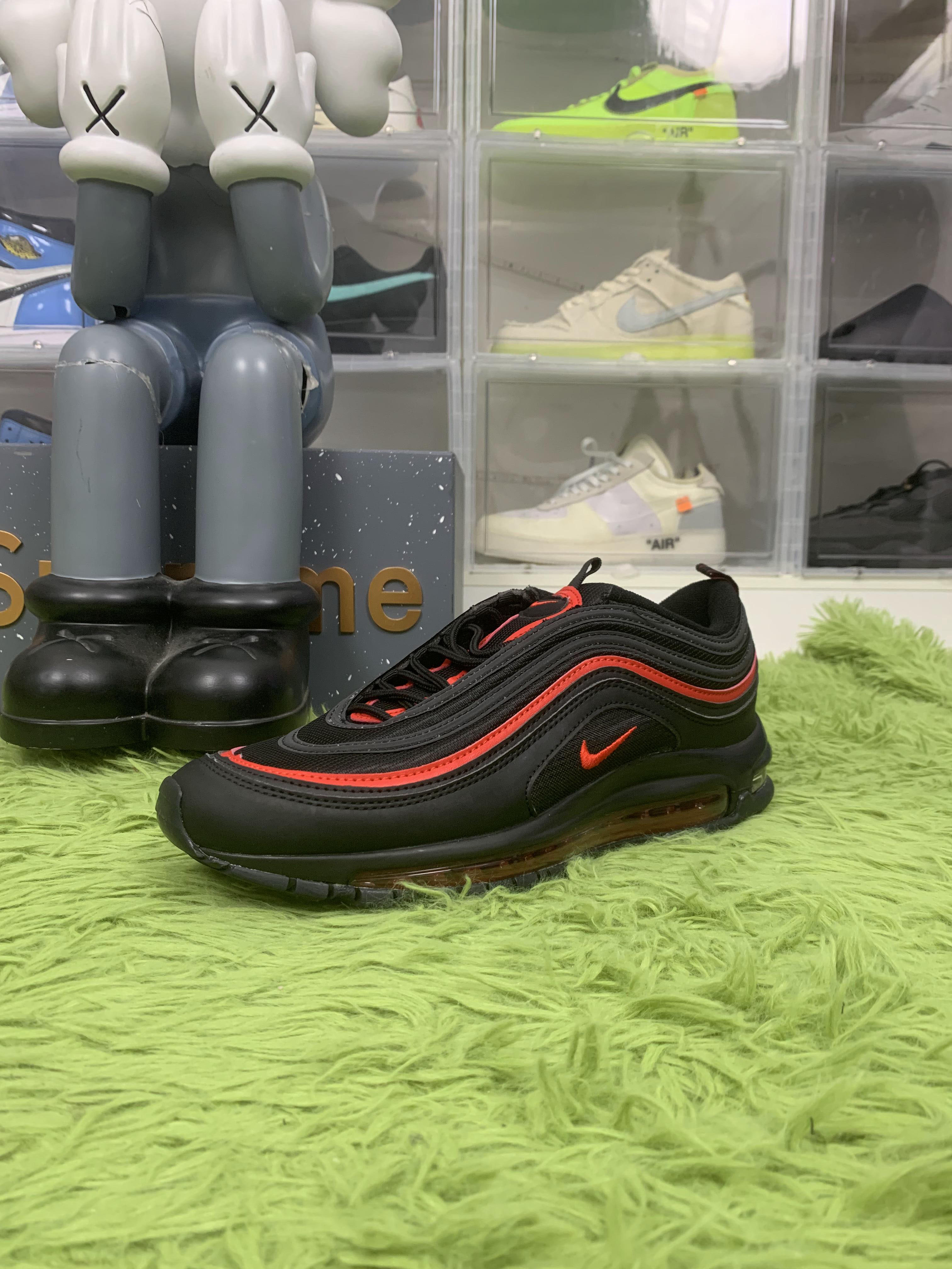 Nike Air Max 97 GS 'Black Chile Red'