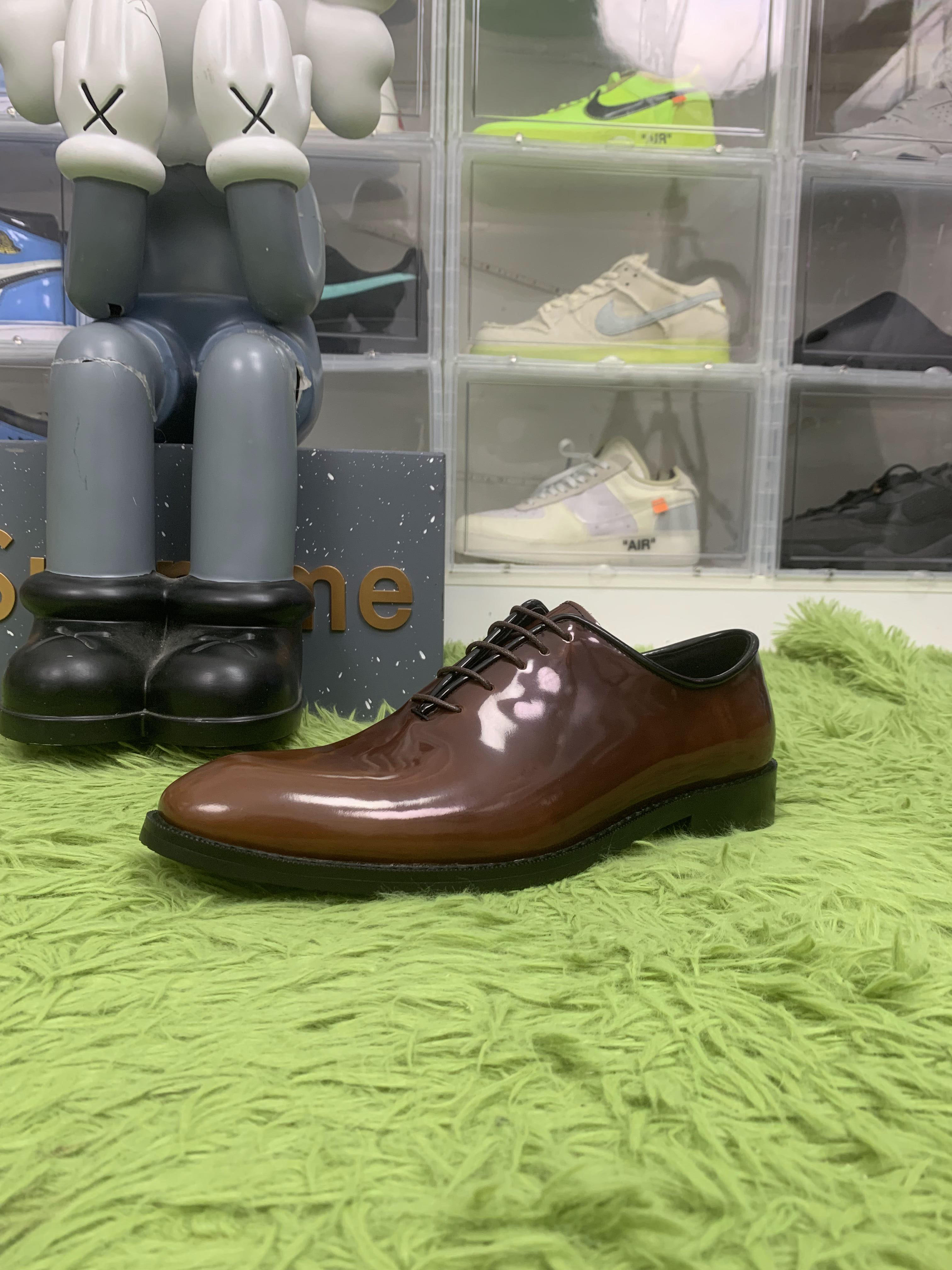 LV shoes brown