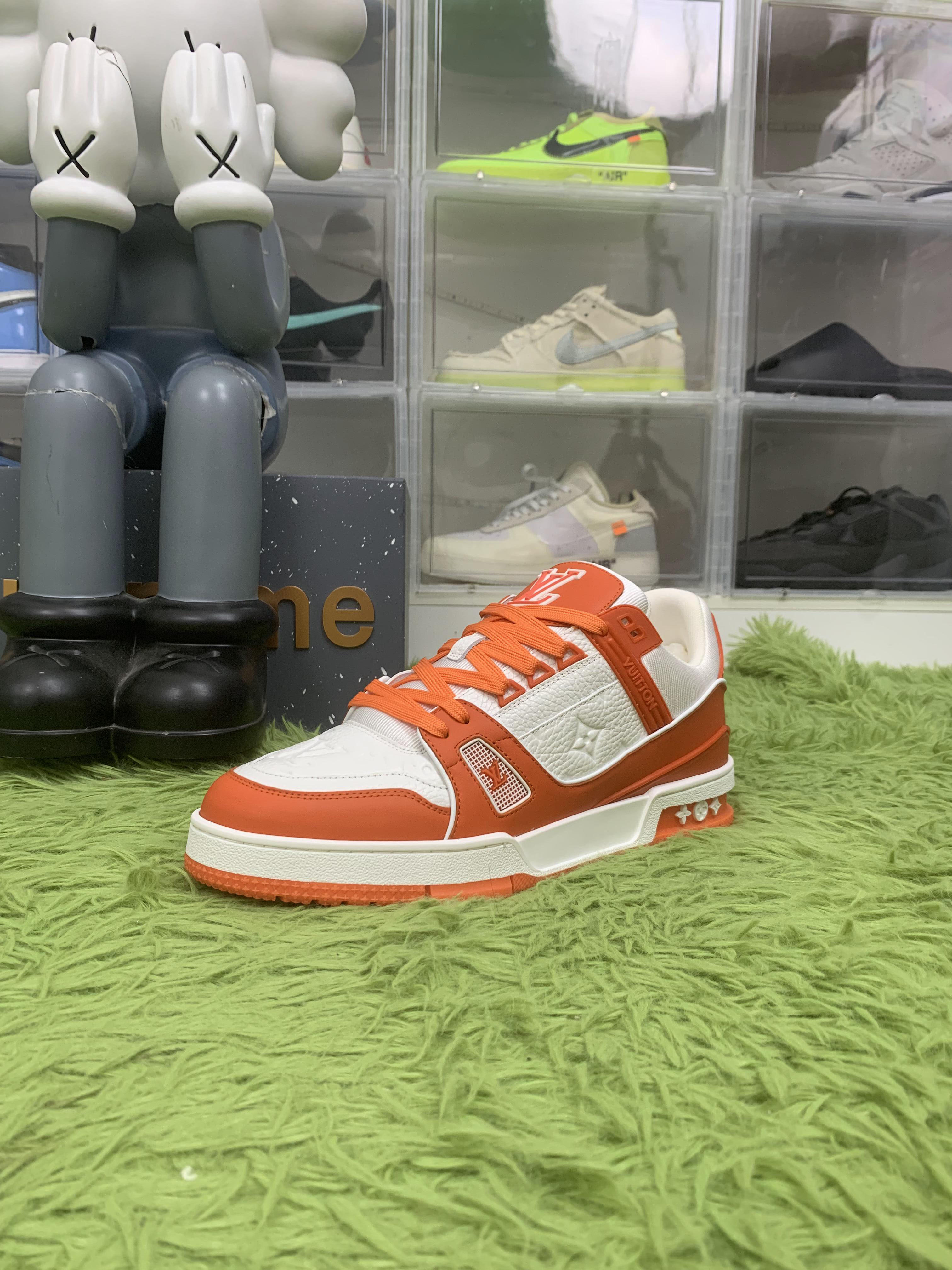 Louis Vuitton Trainer Low 'Orange Monogram'
