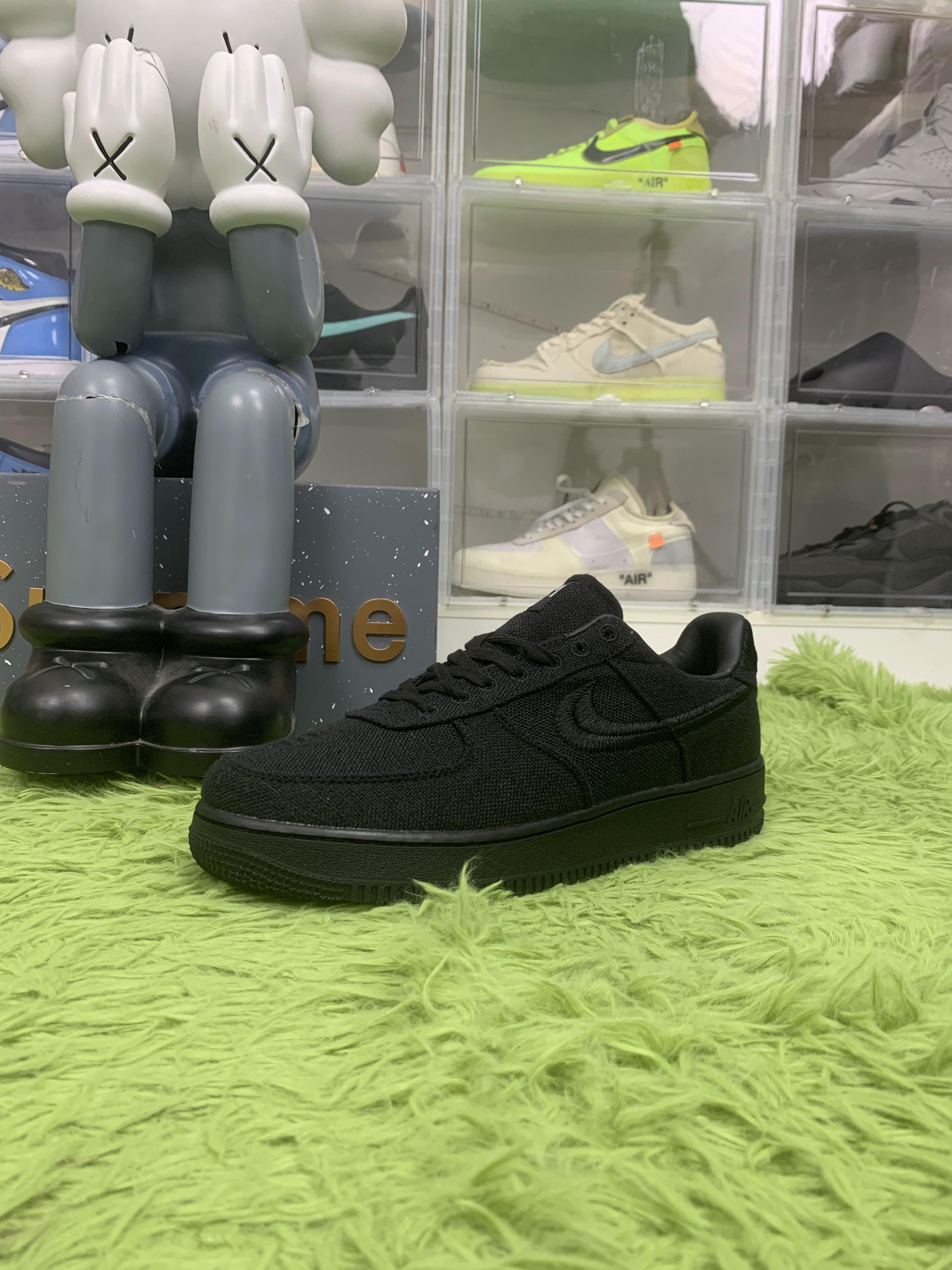 Nike Stussy x Air Force 1 Low 'Triple Black'