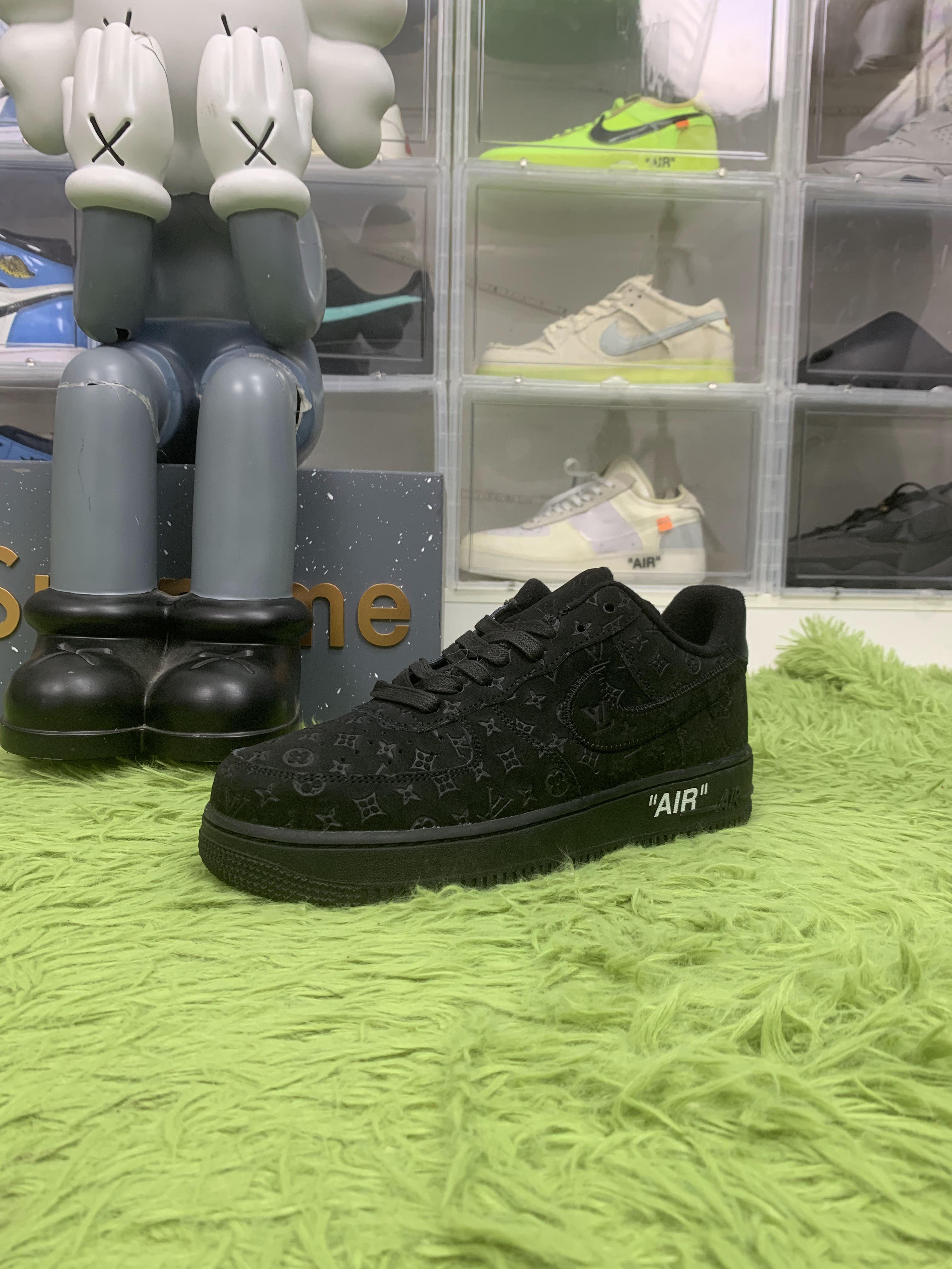 Louis Vuitton Nike Air Force 1 Low By Virgil Abloh Black