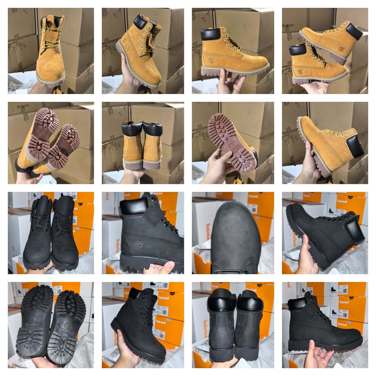 Timberland's classic yellow boots