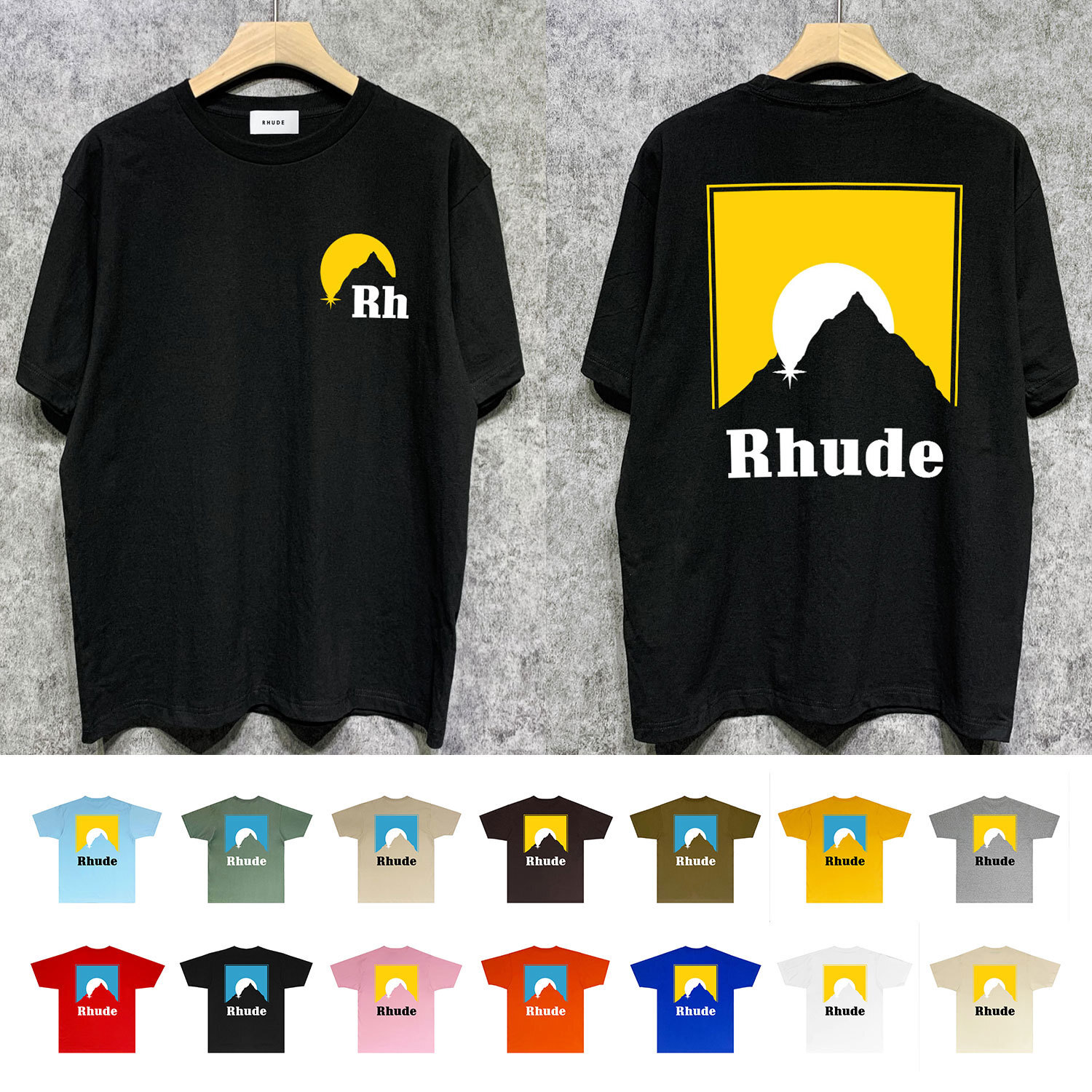 R1hude Black Short Sleeve T-Shirt