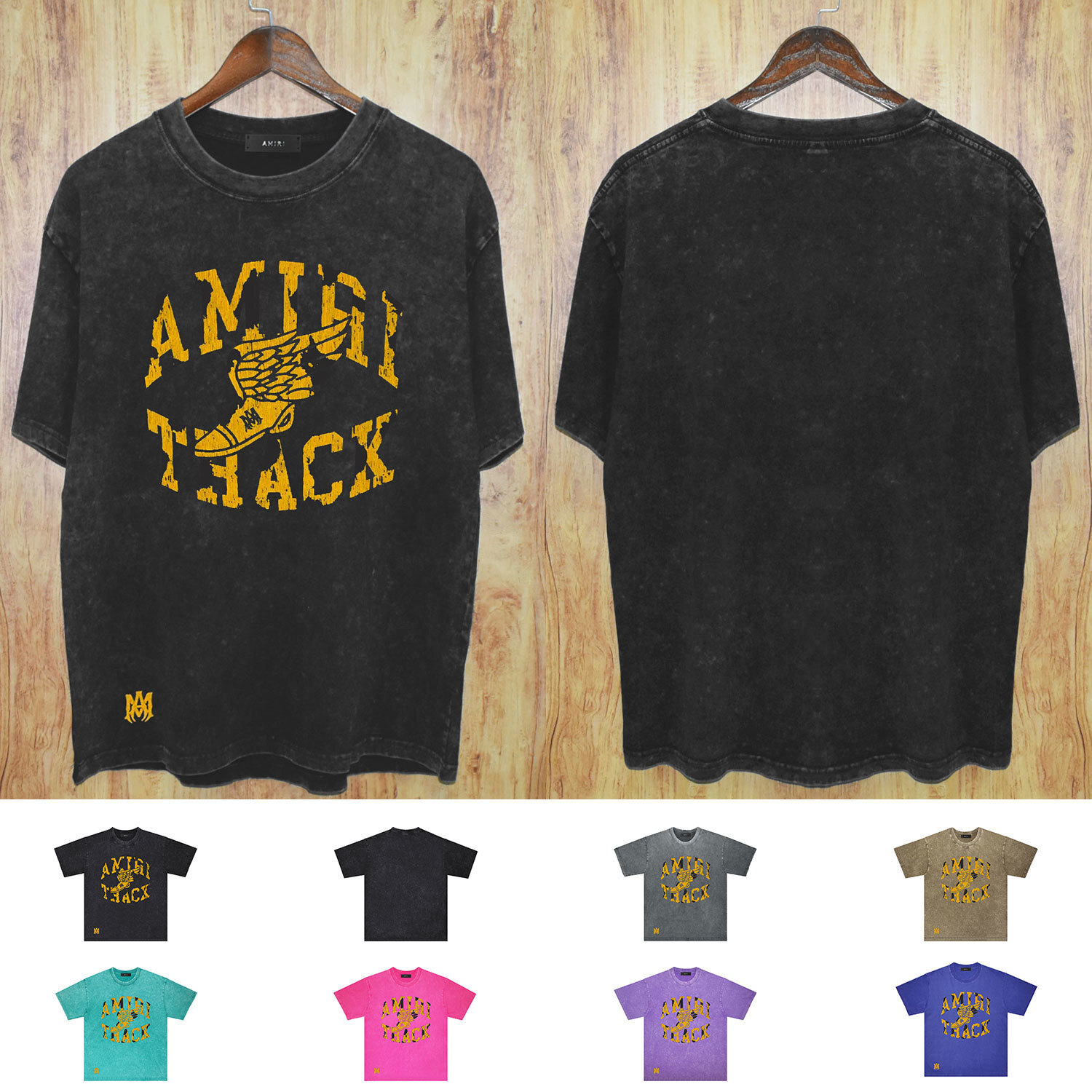 Amiri Black Short Sleeve T-Shirt