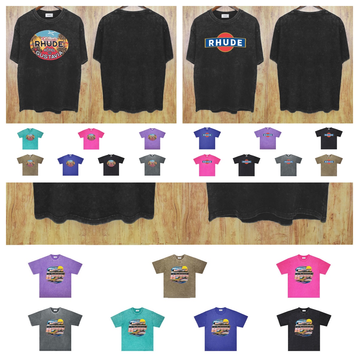 R1hude Black Short Sleeve T-Shirt