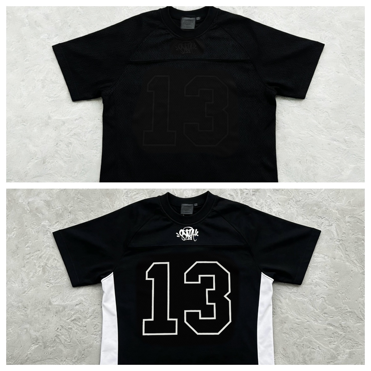 Synaworld Black Number 13 Football Jersey T-Shirt