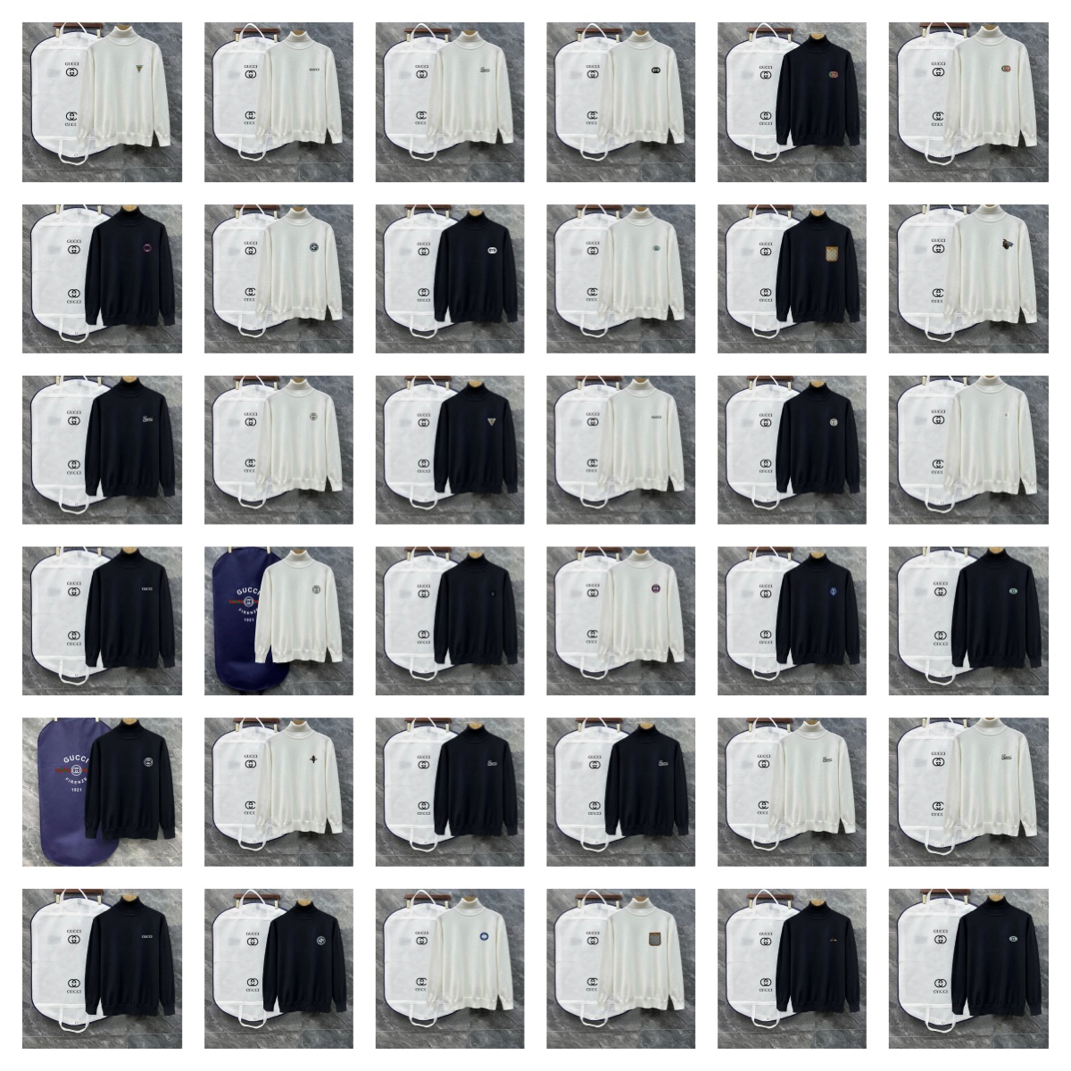 Gucci Black High Neck Sweater