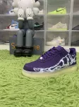 OG batch Nike Air Force 1 Low '07 QS Purple Skeleton Halloween CU8067-500