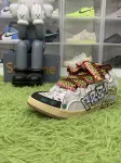 Lanvin Curb Sneaker Graffiti FW-SKDK02-STUD-P22-00M2