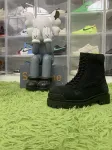 Balenciaga Combat Strike Boot 'Black Distressed Canvas'