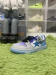 BAPE Blue &amp; Grey Sta Low Sneakers