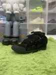 Lanvin Leather Curb Triple Black