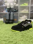 Louis vuitton trainer sneakers in black