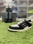 OG batch AMIRI Men's Skel Top Low Sneakers in Black/White