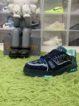 Louis Vuitton LV Trainer Marine Navy Blue Crystal 1AARGM