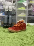 Lanvin Leather Curb Poppy Red