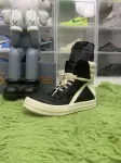Rick Owens Strobe Geobasket High Black Milk