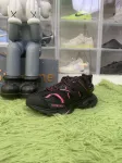 Balenciaga Women's Sneakers Track Polyurethane Black Fluo Pink