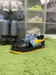 A Bathing Ape Bape Sta Low Black, Blue, And Yellow Replica