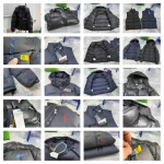 Ralph Lauren War Horse embroidered hooded down jacket
