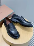 LP men's loafers leather shoes